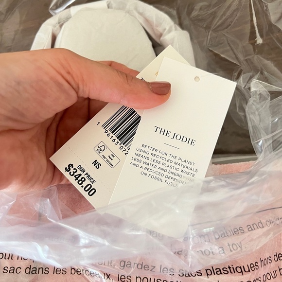 NWT Michael Kors Purple Jodie Small Logo Jacquard Tote Bag - Picture 5 of 7